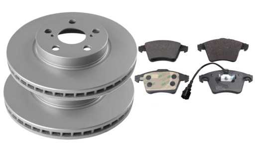 FEBI DISCS, передние колодки T5 TRANSPORTER 16' SET