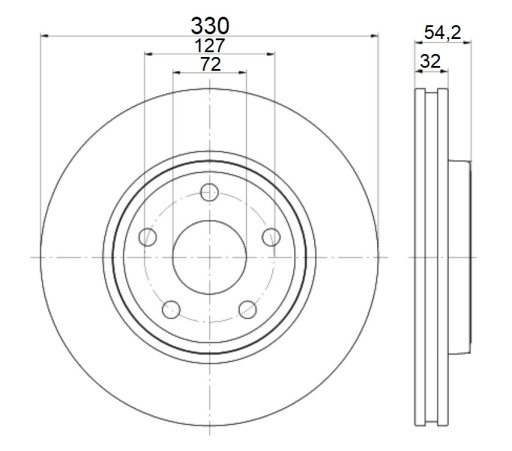 TEXTAR DISCS JEEP GRAND CHEROKEE IV WK WK2 передний