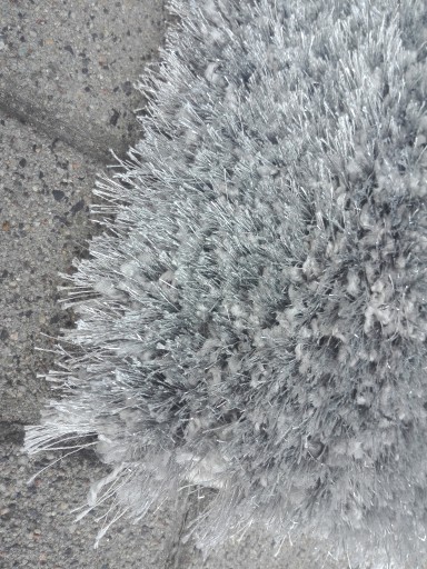 Ковер NEW SHAGGY 80x150 GLITTER SILVER NITH HIT!