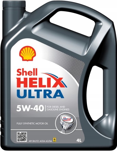 SHELL HELIX ULTRA МАСЛО 5W40 4 л