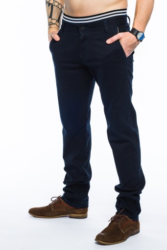 SPODNIE MĘSKIE CHINOSY VANKEL JEANS 561B- 98cm/L32