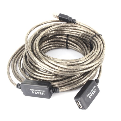 Удлинительный кабель USB 2.0 активный, удлинитель 10 м