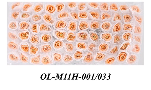 M11 Цветы из пенопласта с жемчугом 2,5см/72шт, 10 цветов
