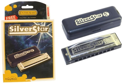 Hohner SilverStar A Гармоника + футляр