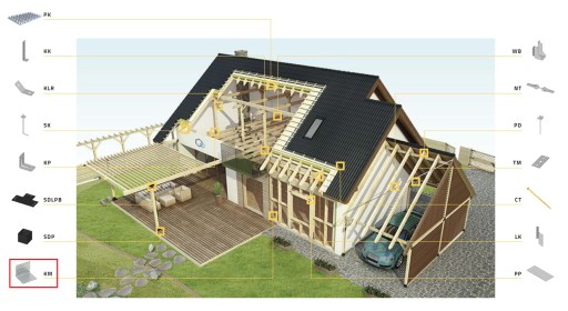 КМ4 РАЗЪЕМ МОНТАЖНЫЙ УГЛОВОЙ 60x60x60 10 шт.