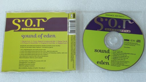 SHADES OF RHYTHM - SOUND OF EDEN MCD UK BDB+ REMIX