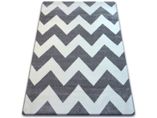 Ковер 140x190 SCANDINAVIAN ZIGZAG GREY SK #GR2191