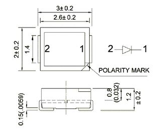 ART LED SMD-3020 UltraWARM (3500К) 1100мкд - 10шт