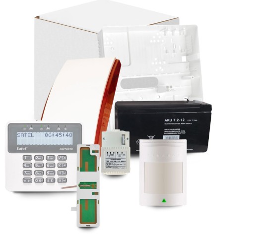 SATEL PERFECTA 16 GSM СИГНАЛИЗАЦИЯ С 8 ДЕТЕКТОРАМИ