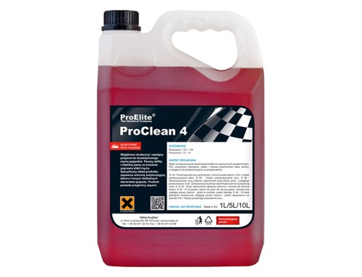 Сильнодействующая активная пена для мытья автомобилей ProElite ProClean4 5л