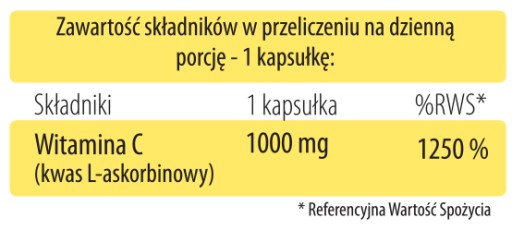 ВИТАМИН С 1000 мг - 100 капсул