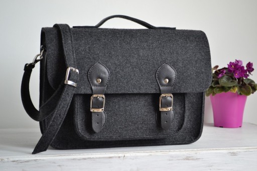 Aktówka filcowa 15 cali - Torba na laptopa 15 cali