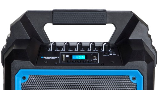 BLAUPUNKT MB06 ПОРТАТИВНАЯ ДИНАМИКА КАРАОКЕ BLUETOOTH МИКРОФОН ПУЛЬТ USB 500 Вт