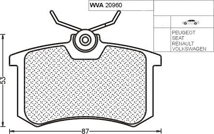 МОНТАЖНЫЙ КОМПЛЕКТ БЛОКОВ VW GOLF IV 4 V PASSAT B5