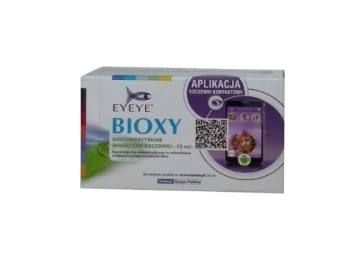 Контактные линзы EYEYE Bioxy 12шт на месяц