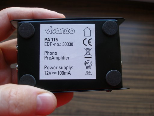 Ударять!!! Фонокорректор VIVANCO PA115 PRE AMP PHONO Магазин W-wa