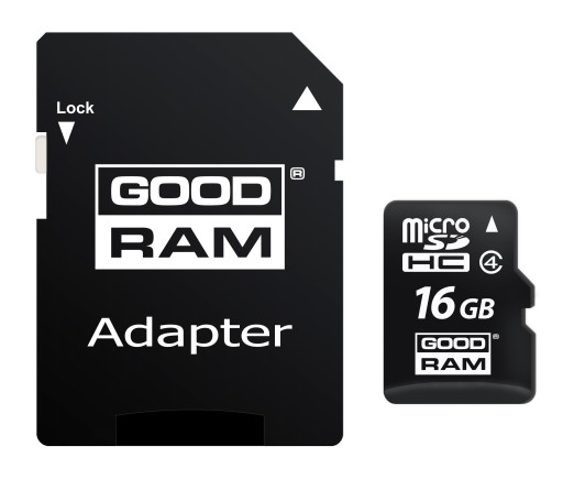 GOODRAM 16 ГБ micro SD HC Class 10 UHS-1+a 100 МБ/с