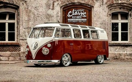 Хромированный замок на петлях бокового окна VW Bus T1 Bulik