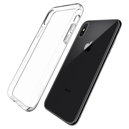 ЧЕХОЛ SPIGEN LIQUID CR ДЛЯ IPHONE X/XS + СТЕКЛО SGP