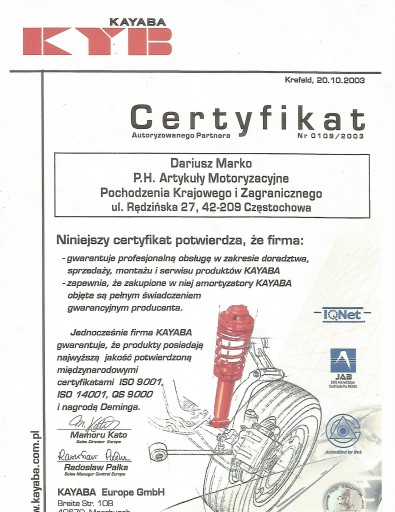 АМОРТИЗАТОРЫ KAYABA MAZDA 3 5 + OBS + КРЫШКА 2ШТ. ПЕРЕДНИЙ