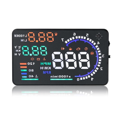 HUD-ДИСПЛЕЙ 5,5-дюймовый ПРОЕКТОР ДЛЯ СТЕКЛА OBD-2