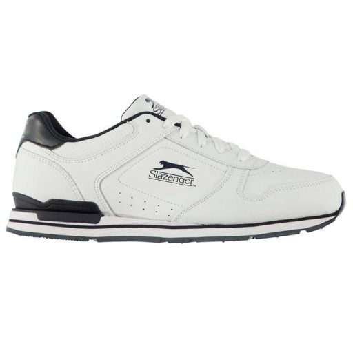 Кожаные мужские СПОРТИВНЫЕ КРОССОВКИ SLAZENGER 39-48 здесь 43,5 _9779