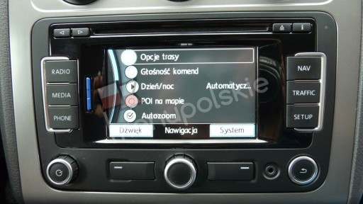 ПОЛЬСКОЕ МЕНЮ НАВИГАЦИЯ VW RNS 510 310 PASSAT Touran Tiguan Ремонт NAVI
