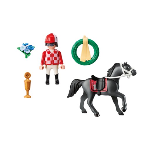 Playmobil Country 9261 Жокей с лошадью