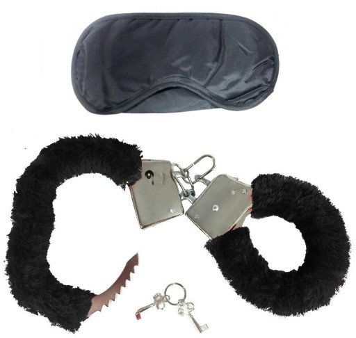 SEXI GADŻETY EROTYCZNE BDSM OPASKA PIÓRKO KAJDANKI