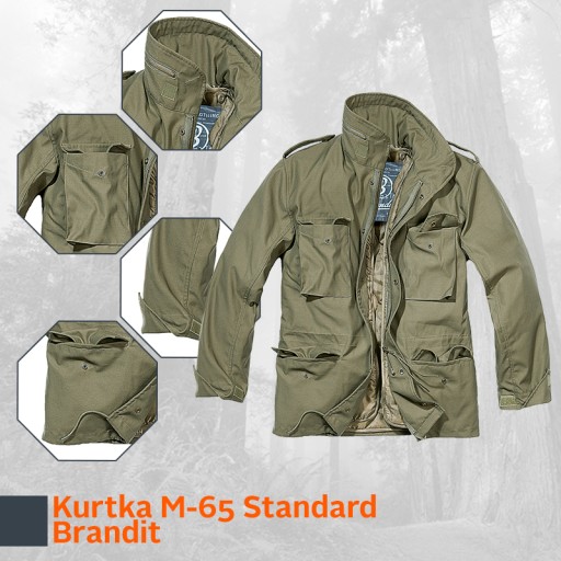 BRANDIT Kurtka STANDARD M65 2w1 Podpinka Parka 4XL