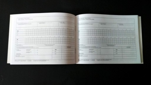 Табель учета рабочего времени водителя - KONTROLLBUCH GERMANY