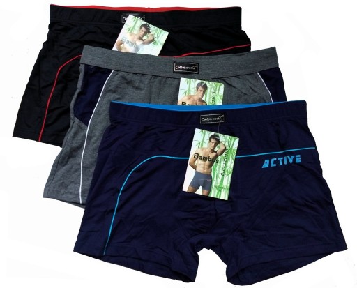 3 ПАРЫ! Трусики BAMBOO BOXERS Cotton World XL