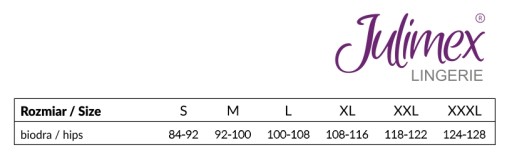 Julimex Figi Majtki Tanga bezszwowe Beżowe XL 42