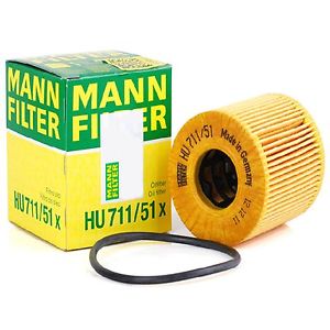 Масляный фильтр MANN FILTER HU711/51X CITROEN PEUGEOT