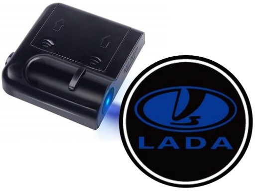 LED ДОБРО ПОЖАЛОВАТЬ LADA LADA LOGO WIRELESS 3D