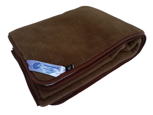 ПРОСТЫНЬ ШЕРСТЯНАЯ 180x200 CAMEL BROWN