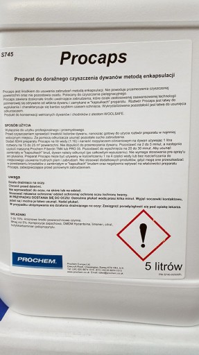 Prochem S745 чистка обивки и потолка SP9