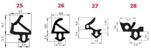 ROPLASTO S-1019 Уплотнитель оконный