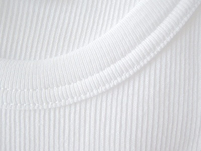 Мужская майка COTTON Ribbed белая M max