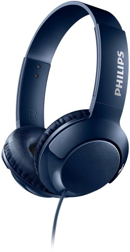 НАУШНИКИ-НАКЛАДКИ PHILIPS SHL3070 синие BASS+