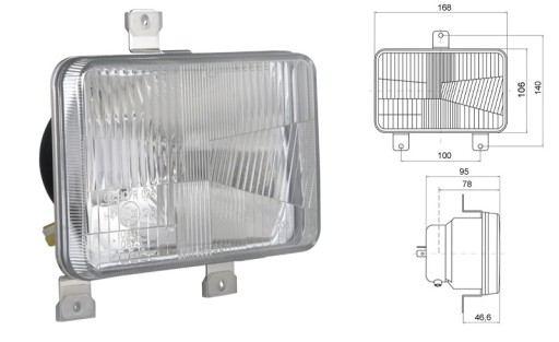 ФОНАРЬ MASSEY FERGUSON серии 6000(02035)