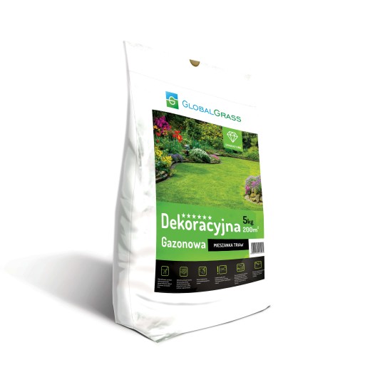 Trawa DEKORACYJNA GAZON Trawnik 5 kg