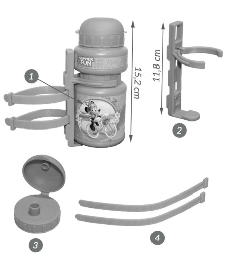 Bidon Seven Polska 350 ml wielokolorowy