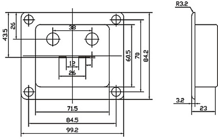 РАЗЪЕМ SPEAKER SOCKET 12606 + 2 гнезда Jack