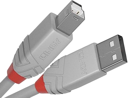 КАБЕЛЬ LINDY USB 2.0 A-B ДЛЯ ПРИНТЕРА 0,5 М