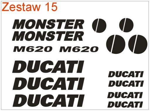 Наклейки Ducati monster m900 m620 m750 st2 st3 st4