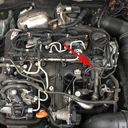 591 Заглушка EGR VW AUDI SKODA 1.4 1.6 2.0 TDI CR