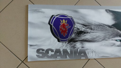 Брызговик для прицепа SCANIA WILKI, белый