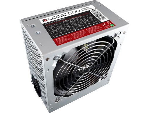 БЛОК ПИТАНИЯ MODECOM 500W LOGIC CONCEPT LC-500-ATX БЕСШУМНЫЙ ВЕНТИЛЯТОР SATA PFC CE