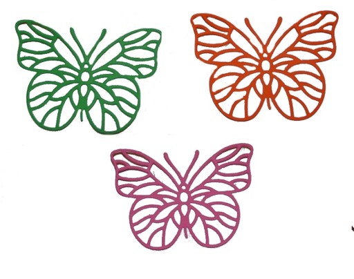 Scrapki Butterfly Лазурная бабочка набор бабочек